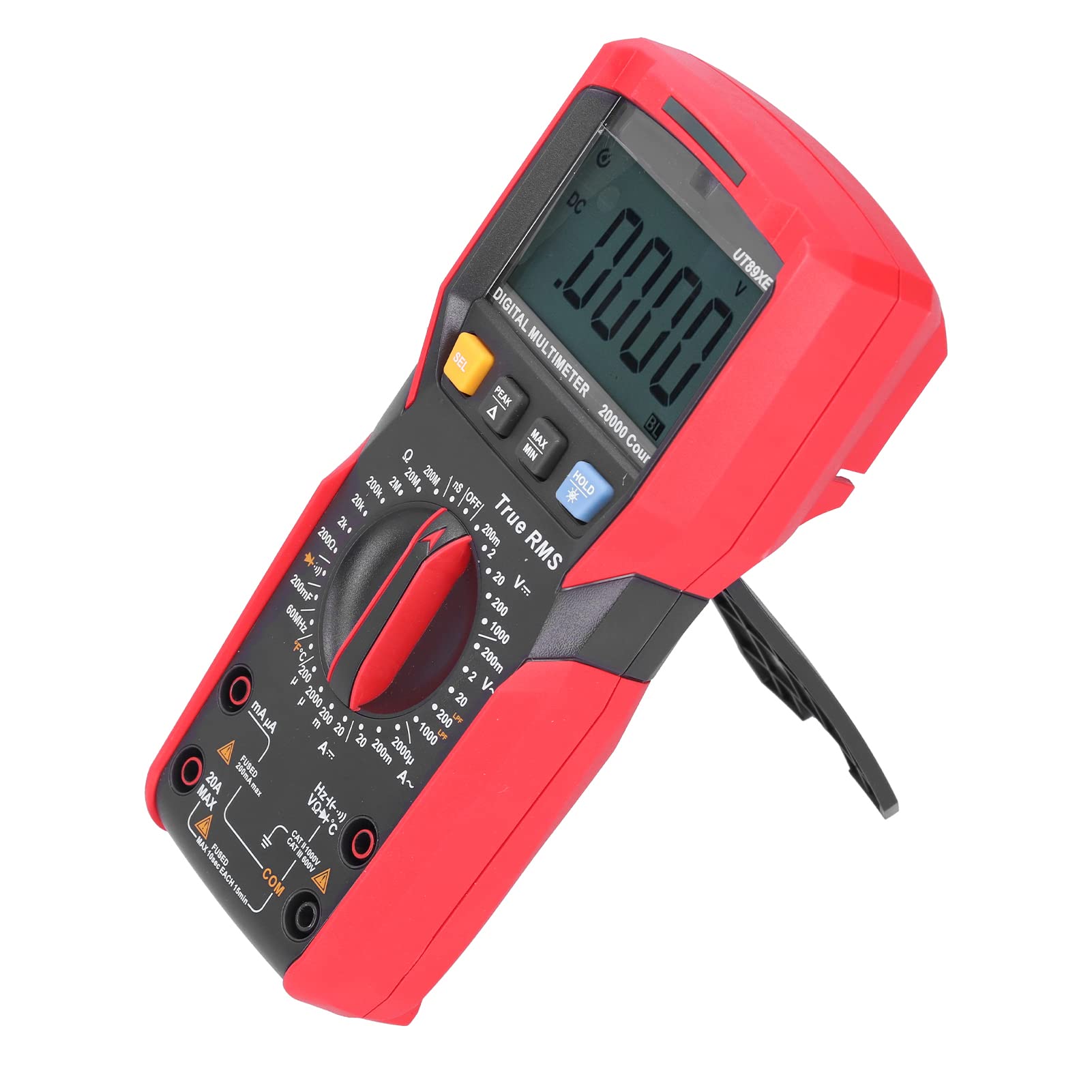Fafeicy 20000 Count True RMS Digital Multimeter Voltmeter mit Automatischer Bereichswahl, NCV, Data Hold, mit Hintergrundbeleuchtung für Elektrische Wartung und Elektrische Tests