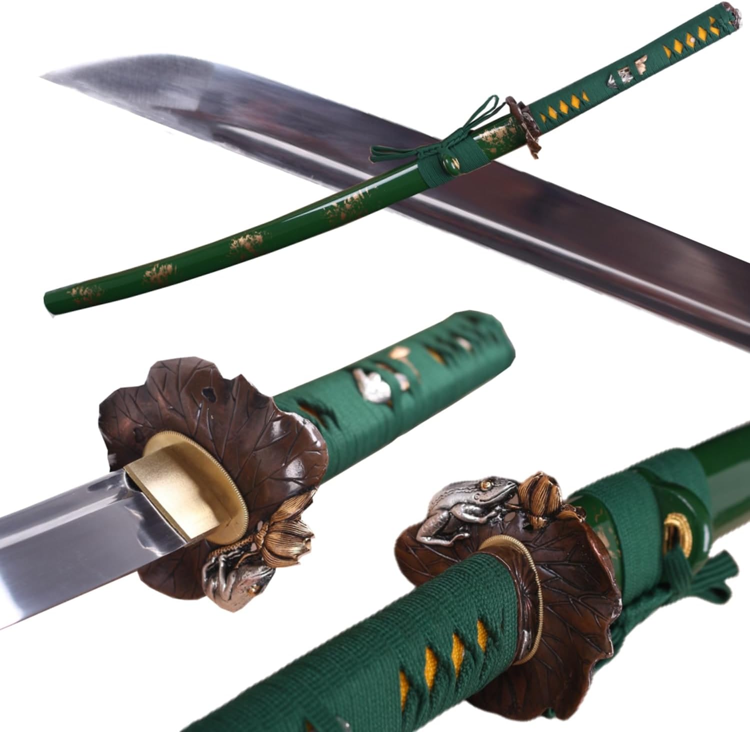 1095 High Carbon Steel Katana Sword Japanese Samurai Sword Full Tang for Practice Collection