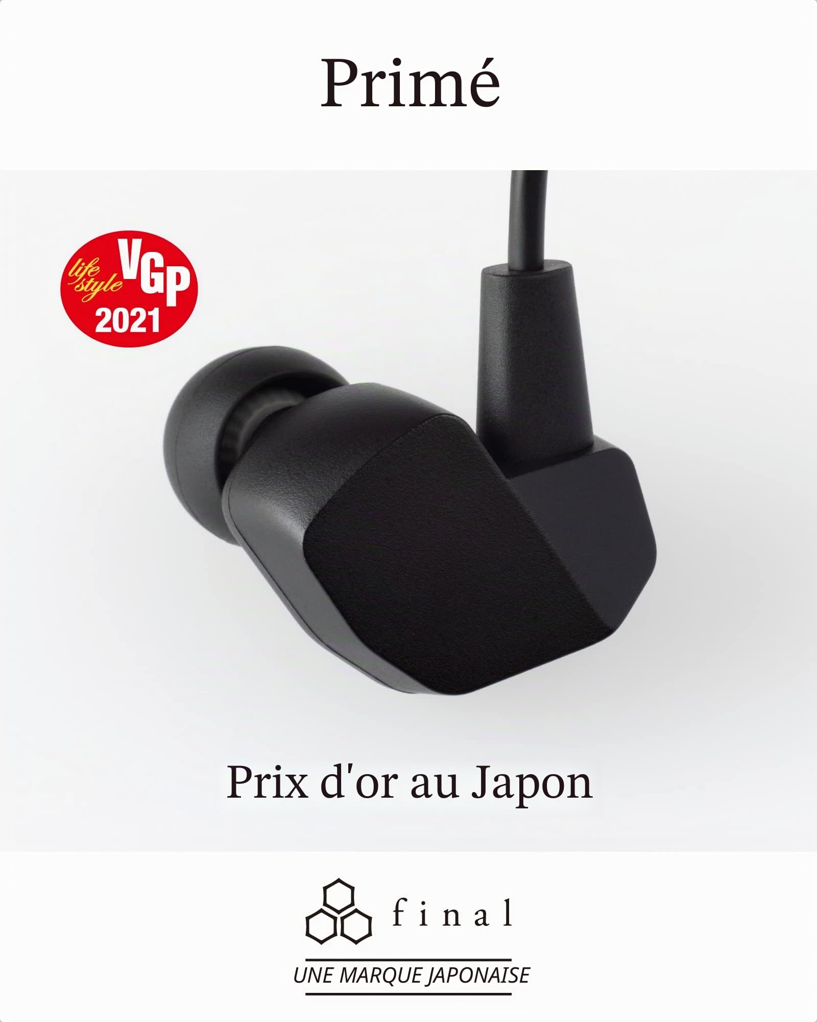 Final VR3000 Écouteurs 3D immersifs avec Micro intégré et Commandes pour VR, ASMR, Gaming et 360 musiques, Noir
