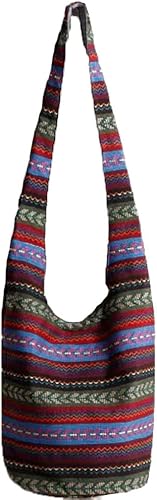 Miniatura 4 de KARRESLY - Bolso bandolera de algodón bohemio estilo hippie hecho a mano 12-1229, 1270, 1273, 13-916, 2-616, 3-617, 4-719, 5-913, 6-1110, 8-268,