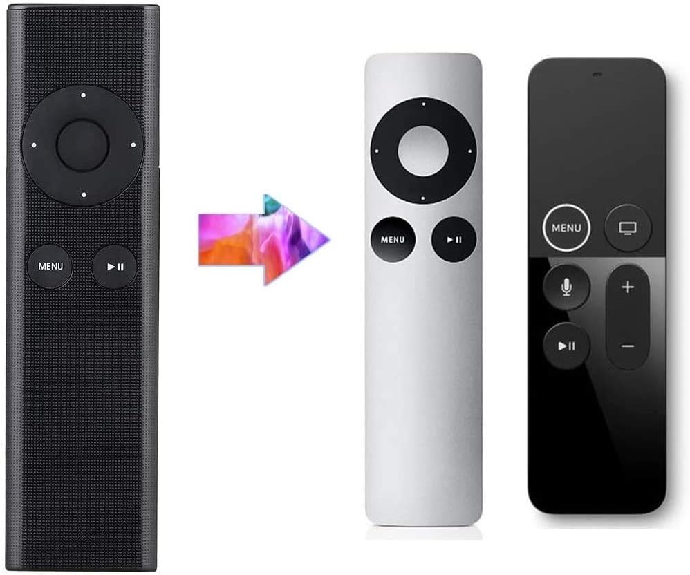 LuckyStar MC377LL/A Universal Replacement Remote Control fit for Apple 2/3/4k TV Box, Compatible with Mac/Music System/iPhone/iPad/iPod