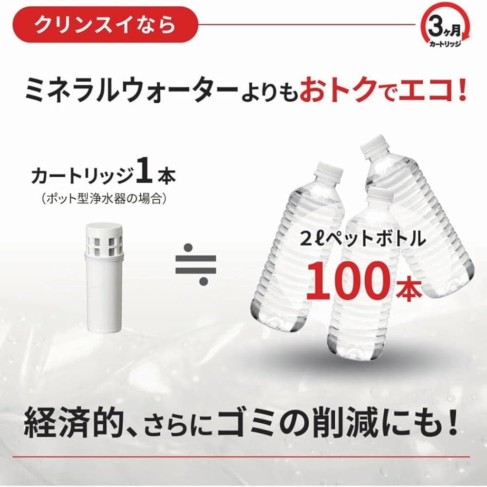 Amazon | 【セット買い】クリンスイ 浄水器 ポット型 最大容量