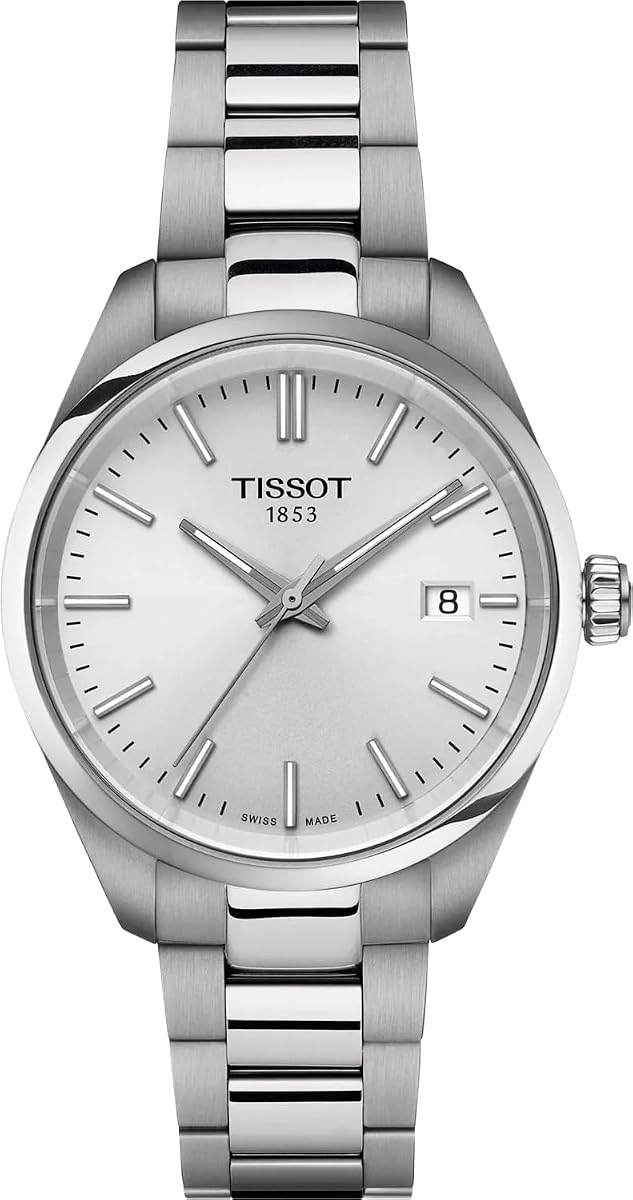 Unisex PR 100 34mm 316L Caja de acero inoxidable Relojes de cuarzo, gris, acero inoxidable, 16 (T1502101103100)