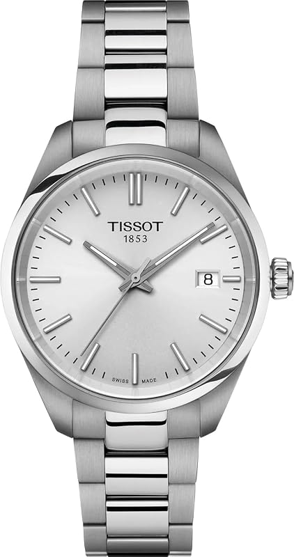 Unisex PR 100 34mm 316L Caja de acero inoxidable Relojes de cuarzo, gris, acero inoxidable, 16 (T1502101103100)