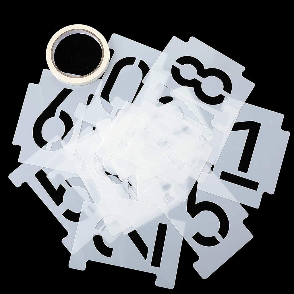 24 Stuks Alfabet Stencils Herbruikbare Brief Schilderen