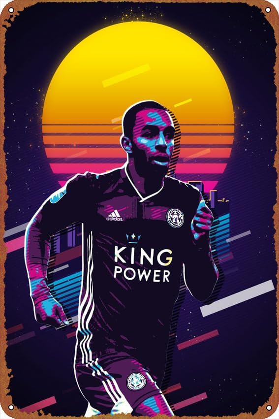 Ricardo Pereira Sports posters Retro Metal tin Sign Halloween Tin Sign,Cave,Bar,Club, Home Wall Art Metal Tin Sign 8x12 inches