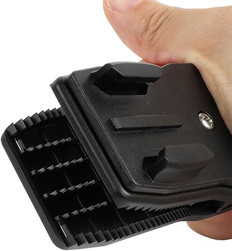 Miniatura 4 de momerch Soporte para correa de hombro para mochila 360 con clip de bolsa con base de adaptador de trípode de liberación rápida compatible con Go Pro