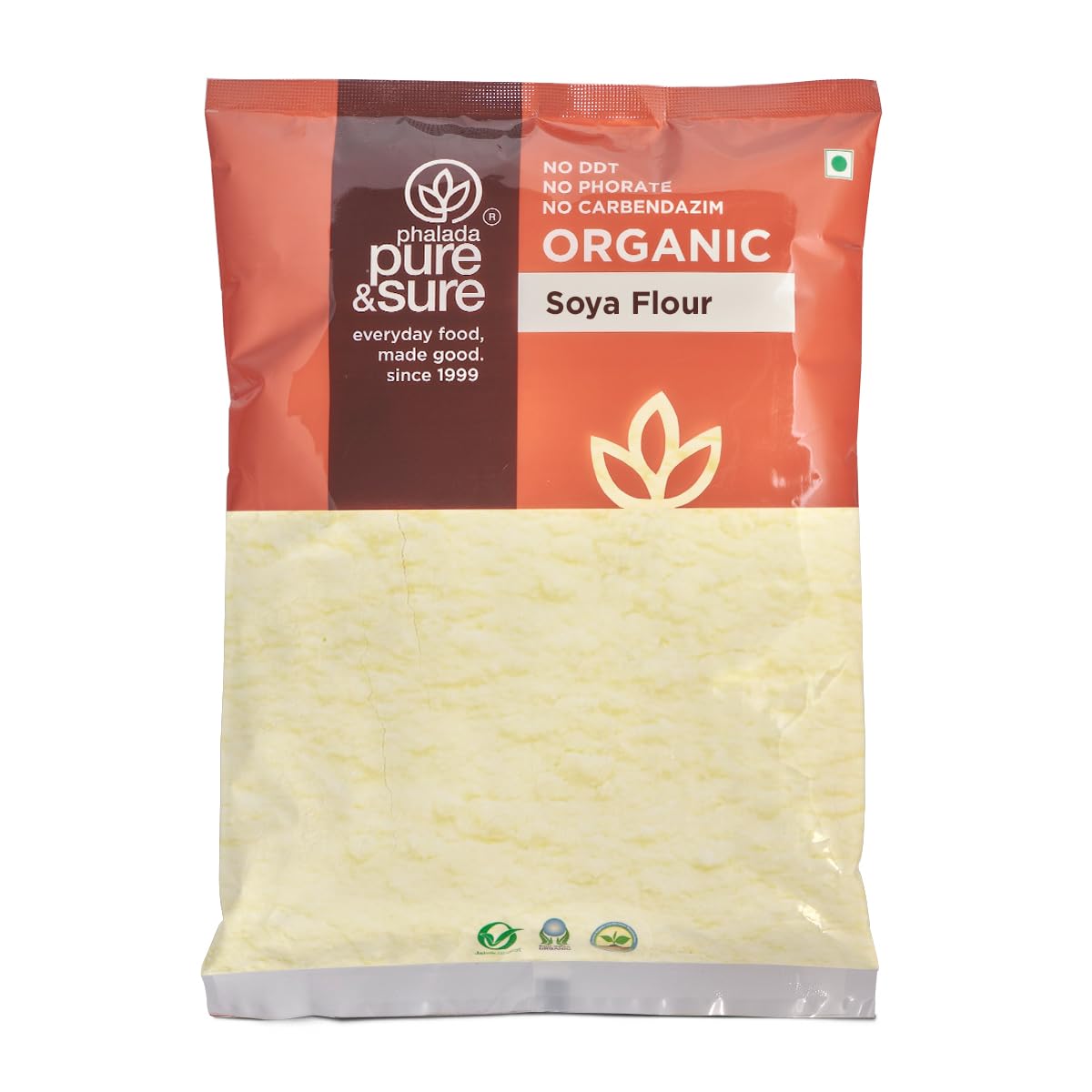 Pure & Sure Organic Soya Flour 500gm | 100% Natural Soyabean Atta | Rich in Protein & Helps in Muscle Strength for Daily Consumption | No Preservative & Adulteration (B07CYG9FDQ) Amazon Price History, Amazon Price Tracker