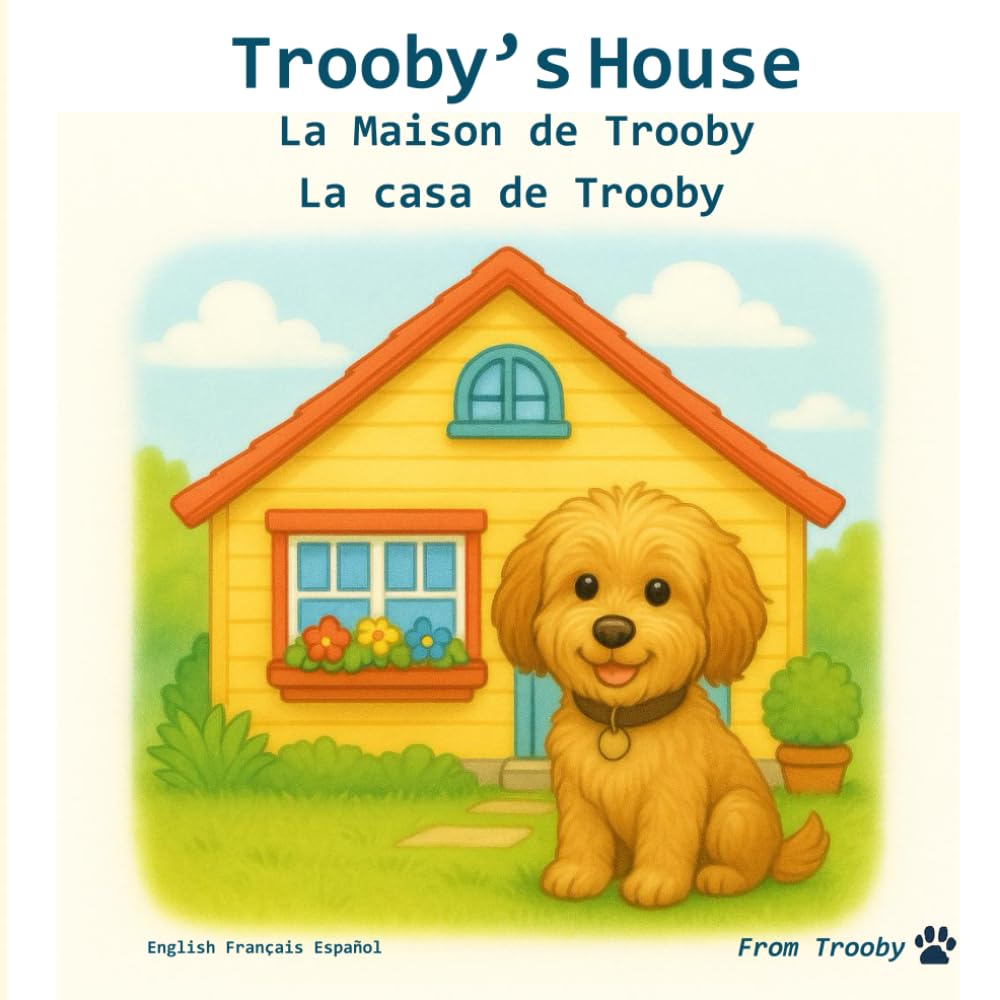 Trooby's House in English, French, and Spanish: Learn English, French, Spanish with Trooby (Language fun with Trooby is English, French, and Spanish)