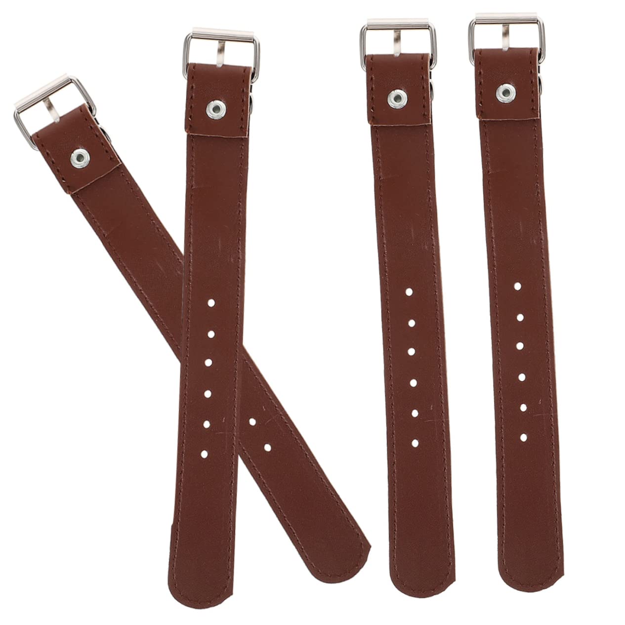 Happyyami 2 Pairs Adjustable Bike Basket Straps Detachable Belt for Bicycle Accessories Convenient Durable Stylish for Front Baskets