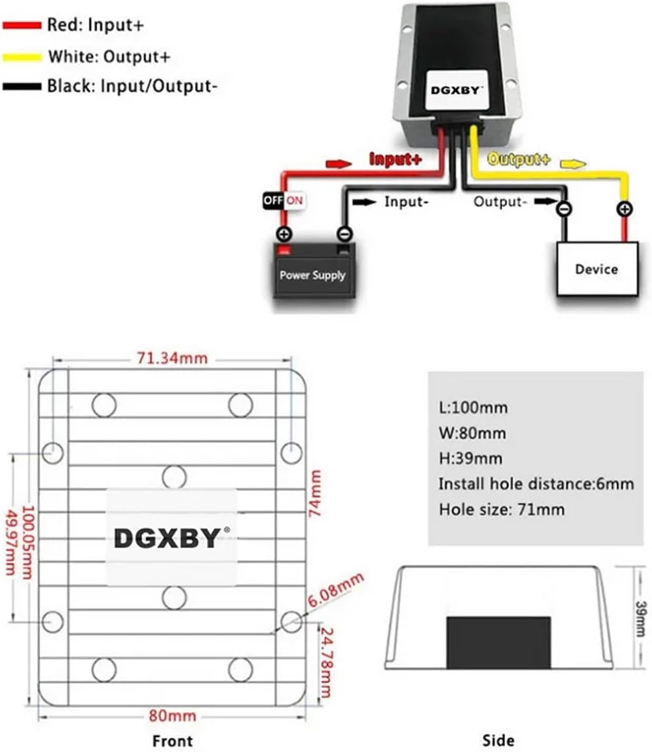 12V24V to 29.4V 5A 10A 20A Ternary Lithium Lead Storage Iron Phosphate Charger 9-35V to Motorhome(9-35v to 29.4v 20a)