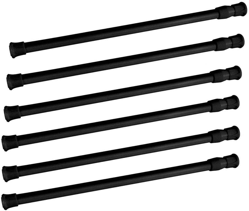 MinCHI257 Tension Rods 16 to 28 Inches 6 Pack,Tension