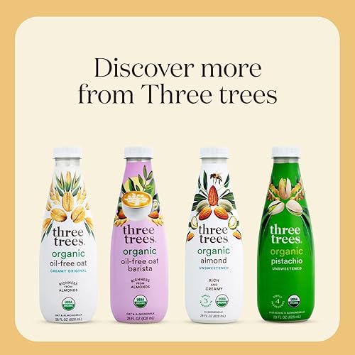 Miniatura 6 de Leche de almendras de vainilla | Orgánica | Sin azúcar | 0.37 oz de proteína por botella | 4 veces más almendras que una marca líder | Sin lácteos |