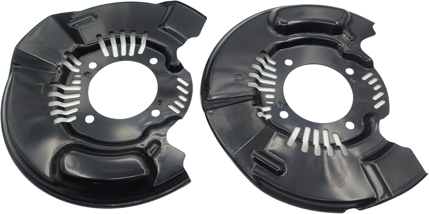 Pair Left+Right Front Brake Dust Shields Replace 47782-04050 47782-04040 Compatible with 2005-2023 Toyota Tacoma Brake Dust Shield