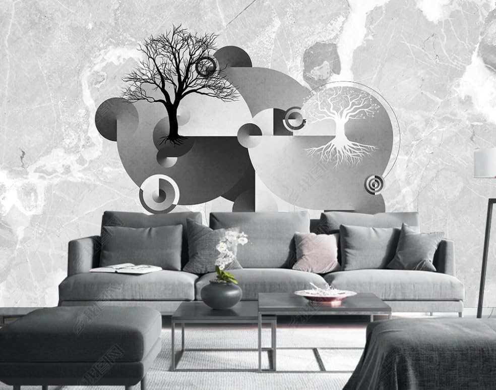 Papier Peint Arbre de Vie pour Salon et Chambre Moderne 450cm