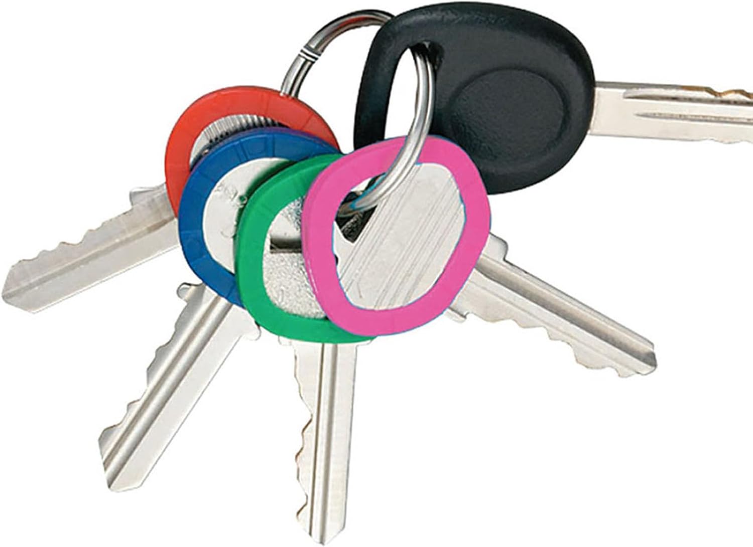 Lucky Line Key Identifier Large, 150 Count Box, Assorted Colors (16615)