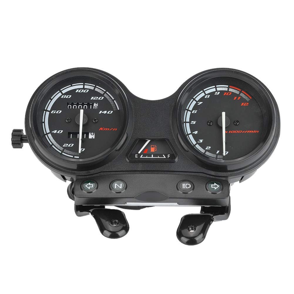 Aramox Motorcycle Speedometer,Digital Display Speedometer Tachometer
