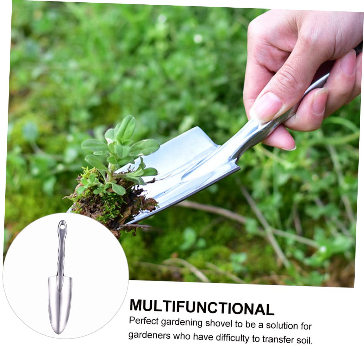 SUPVOX 3pcs Practical Gardening Tools Digger Shovel Soil Digging Tool Transplanting Shovel Easy to Hold Material
