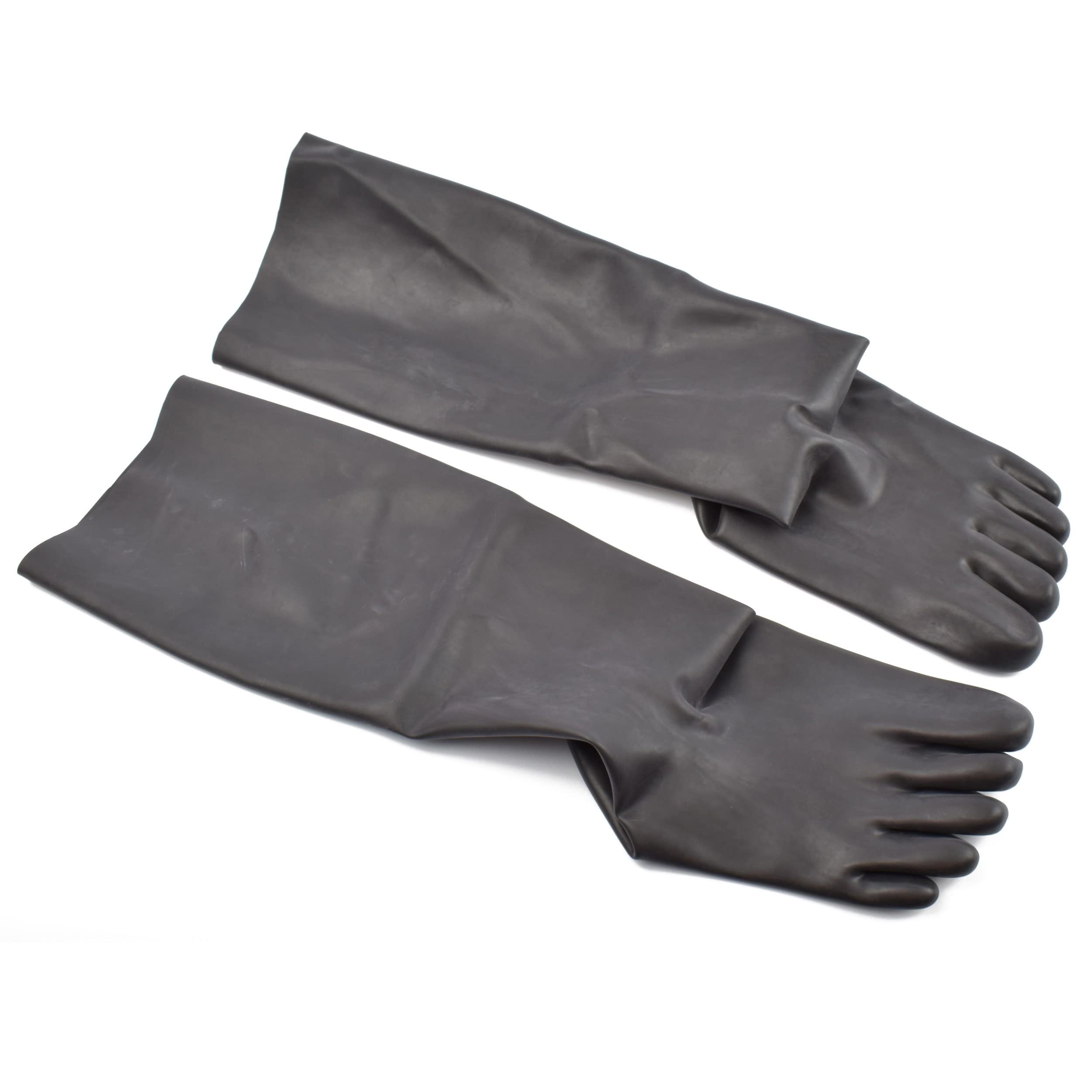 Rubberfashion Latex Zehensocke lang - Latex Zehen Socken wadenlang - Latex Strümpfe für Damen und Herren