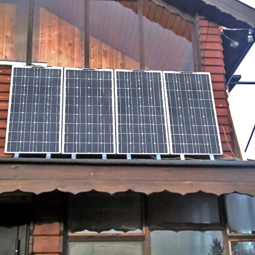 XINPUGUANG Pannello solare flessibile 300 W Kit 3pcs 100W 18V Modulo fotovoltaico monocristallino 30A Controller per RV Boat truck Car 12v Sistema domestico Carica della batteria (300w)