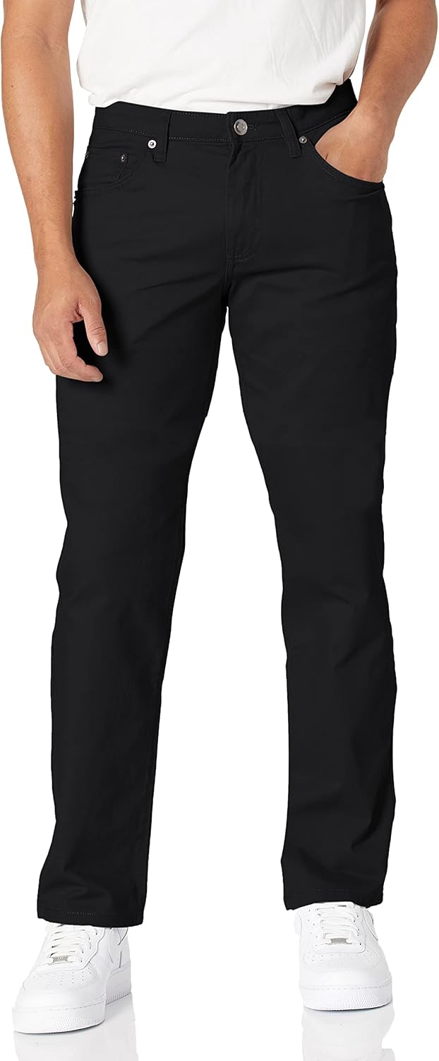 Amazon Essentials Men's StraightFit 5Pocket Stretch Twill