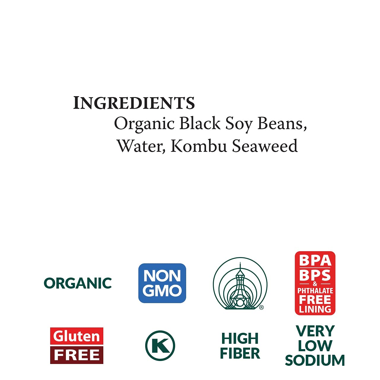Eden Foods Black Soy Beans (12x15 OZ)