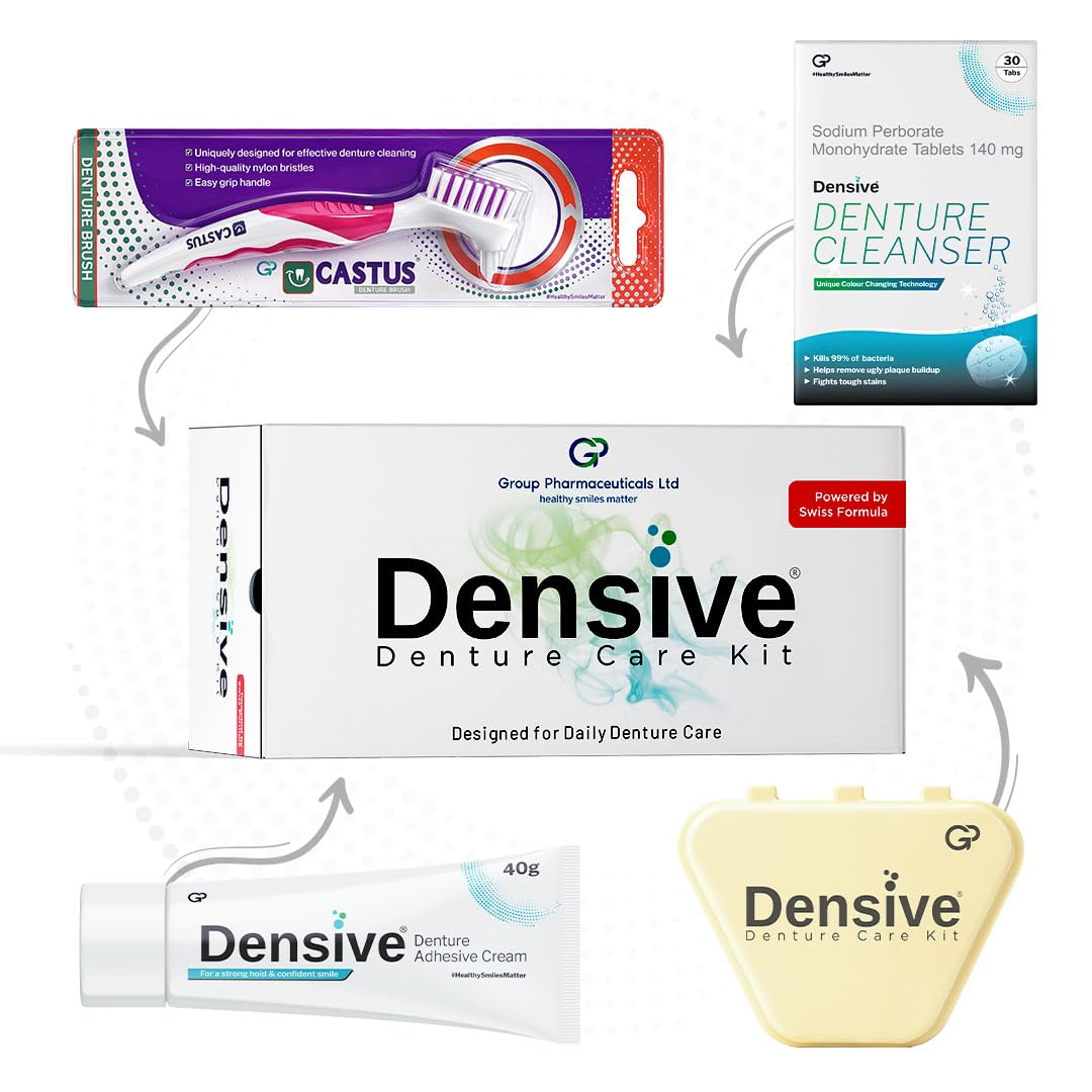 Complete Denture Care Kit | All-in-One Professional Cleaning & Maintenance Set – Includes Denture Brush, 30 Cleansing Tablets, Ultra-Hold Adhesive Cream, and Bonus Travel Storage Case-image-39