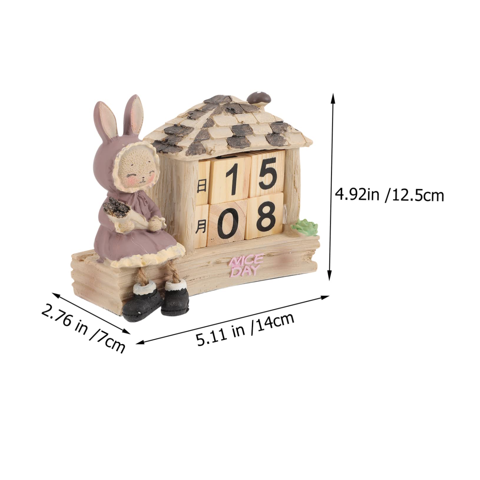 4 pezzi Calendario Decorazioni per la tavola di nozze Blocchi di data in legno Blocchi per il conto alla rovescia Decorazioni per il tavolo di Natale Decorazioni in legno Decorazioni per la tavola da