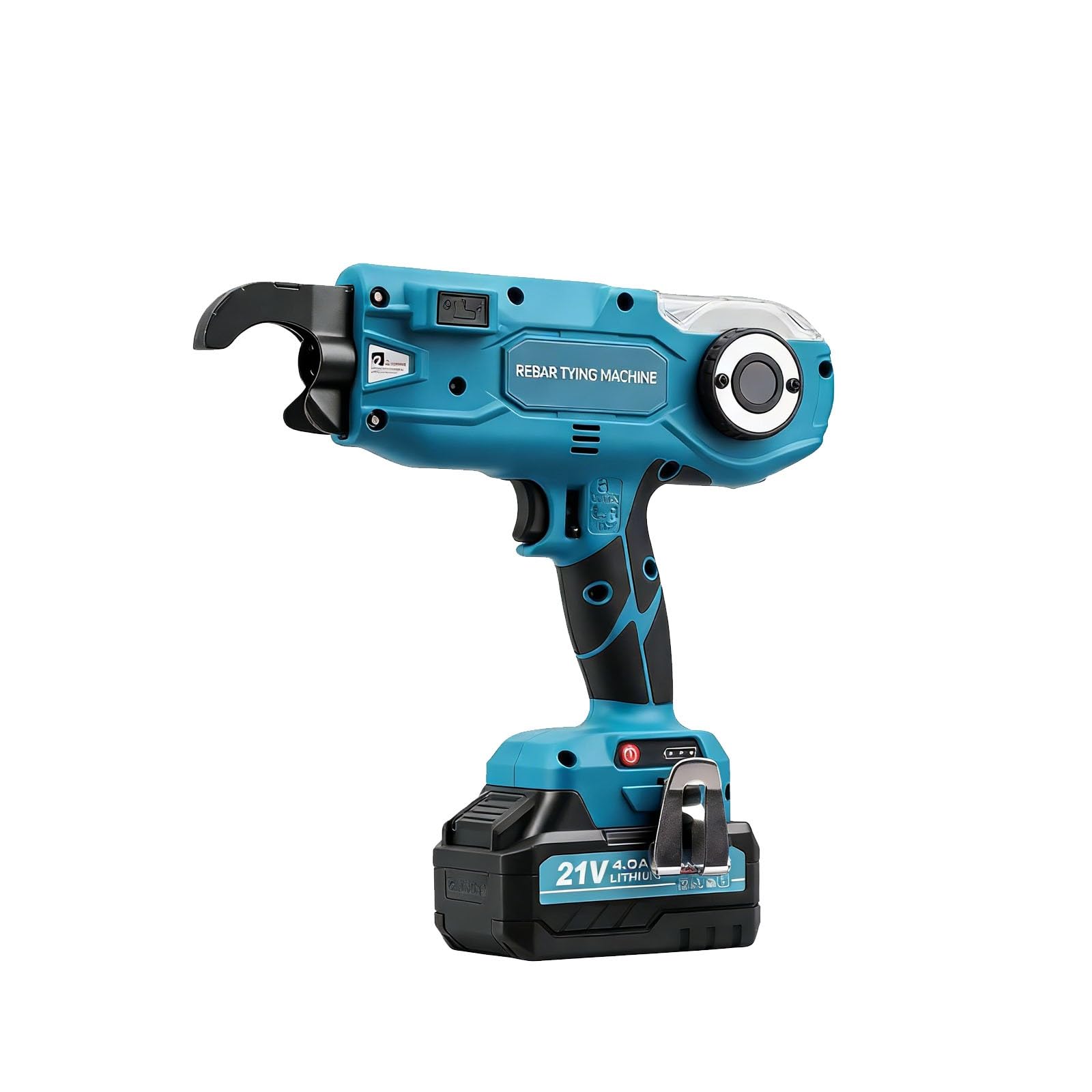 BOOZXCV Handheld Rebar Tying Machine/Rebar Tying Gun — Includes Charger and Tying Wire — Cordless Construction Tool for Concrete Work (8)