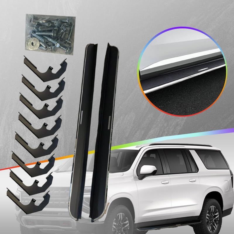 Estribos para Chevrolet Suburban 2015-2020 de aluminio miniatura 5