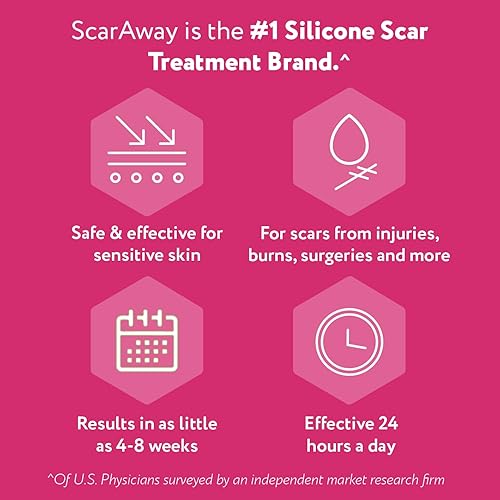 Miniatura 7 de ScarAway Tratamiento para cicatrices de acné, gel de silicona transparente para cicatrices, 100% grado médico, ayuda a mejorar el tamaño, el color y