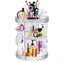 Acrílico Store Organizador Giratório Diamond Transparente 28Cm