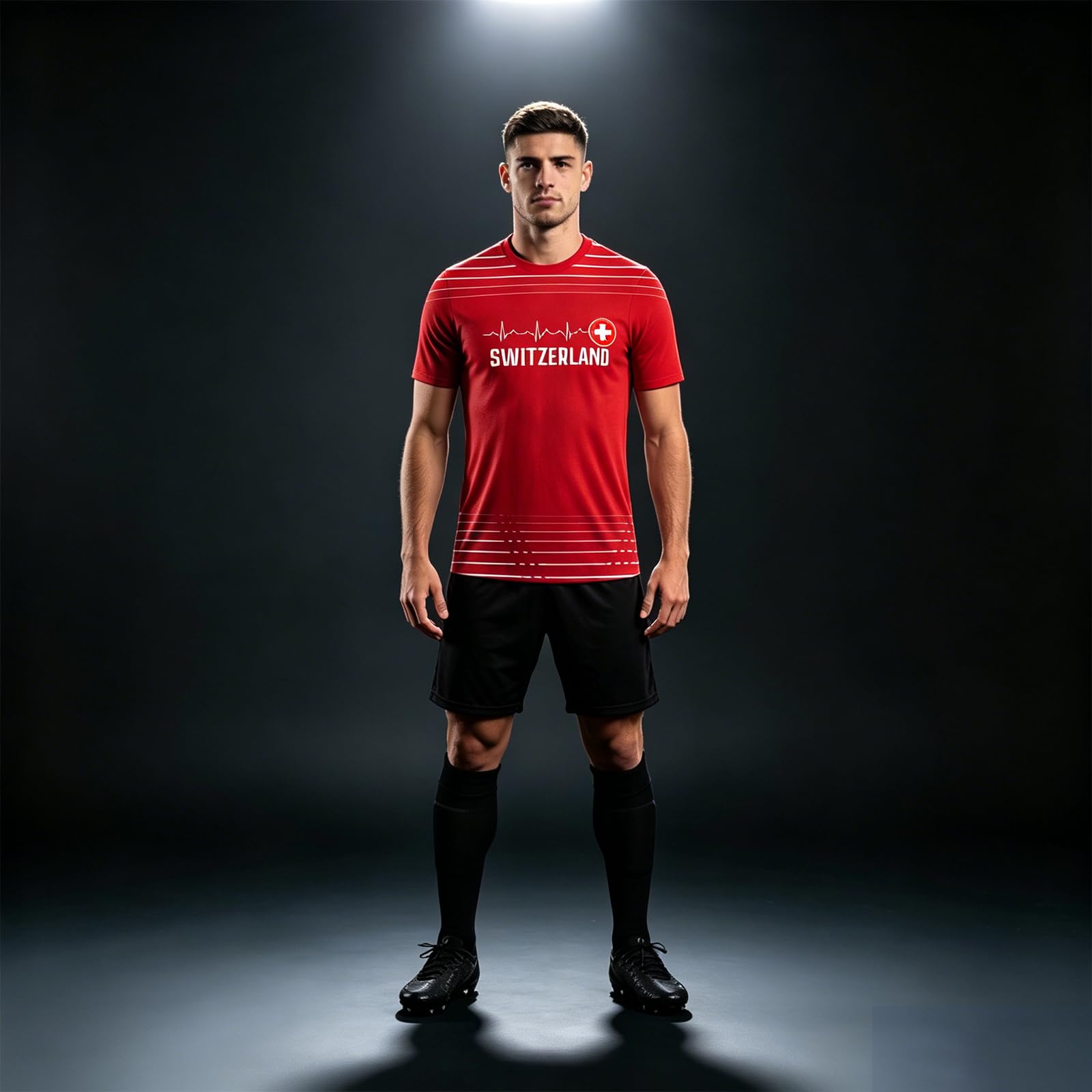 Genérico Camiseta de fútbol Personalizada para el Mundial 2026 con Nombre y número, camisete fútbol Personalizada del Mundial para Regalo Ideal para fanáticos del fútbol