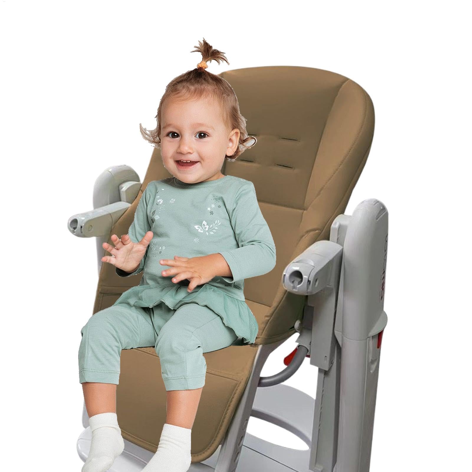 Okładki na krzesło restauracji dla dziecka, okładka HighChair dla dziecka | Poduszka do mycia maszynowego Akcesoria dla niemowląt, wygodne częś