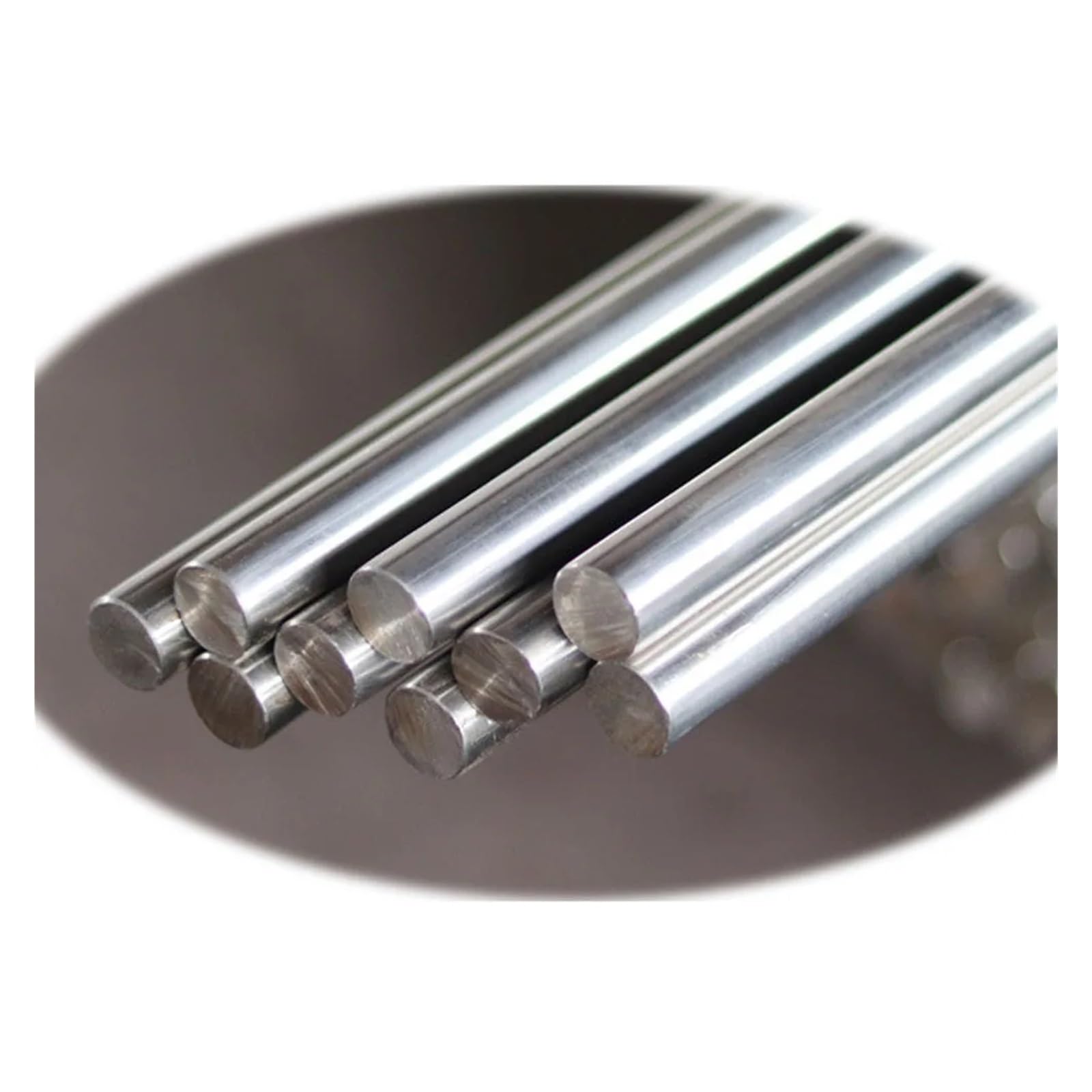 Ejes lineales de Acero Inoxidable, Varilla Redonda rectificada de Acero Inoxidable 316, Eje Lineal, diámetro 2 a 10 mm, Longitud 100 a 500(Diameter 8mm,Length 500mm)