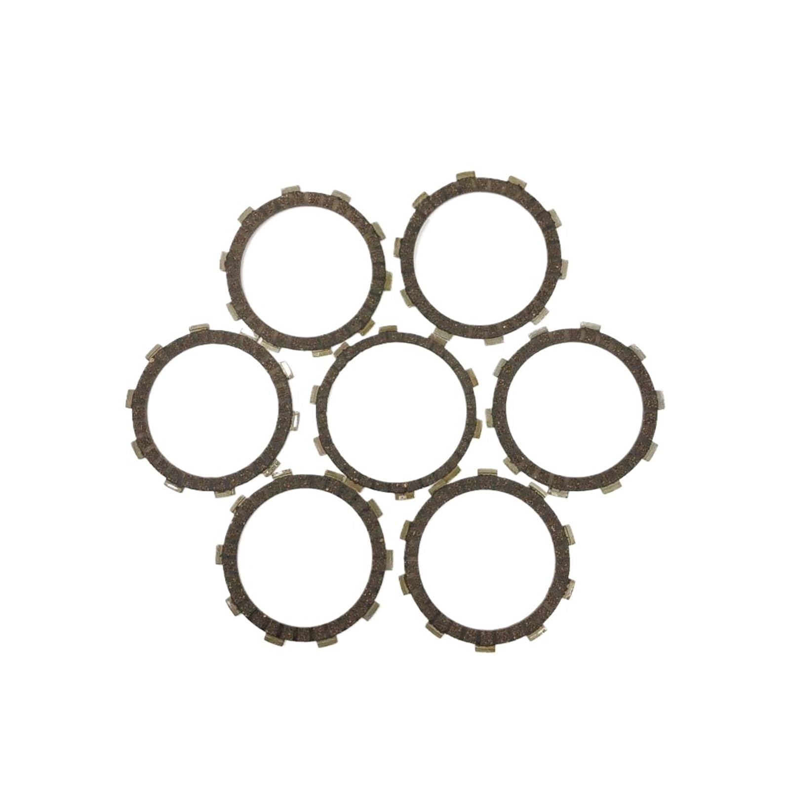 Gaubxct Clutch Discs Motorcycle Clutch Plates & Steel Friction Plate Fit For Yamaha Dt230 Mt250 Engine Parts(Clutch Discs)