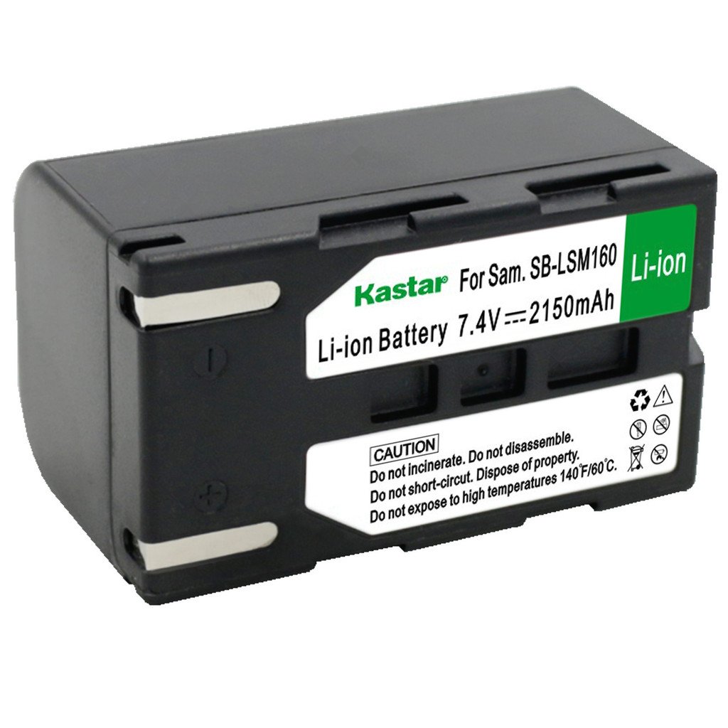 Kastar SB-LSM160 Battery (1-Pack) for Samsung SB-LSM80, SB-LSM160, SB-LSM320 and Samsung SC-D351 VP-D351 VP-D352 VP-D352i VP-D353 VP-D353i VP-D354