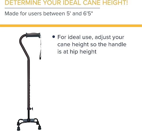 Miniatura 8 de Bastón Hugo ajustable para la mano derecha o izquierda 731-850 Negro 1 1