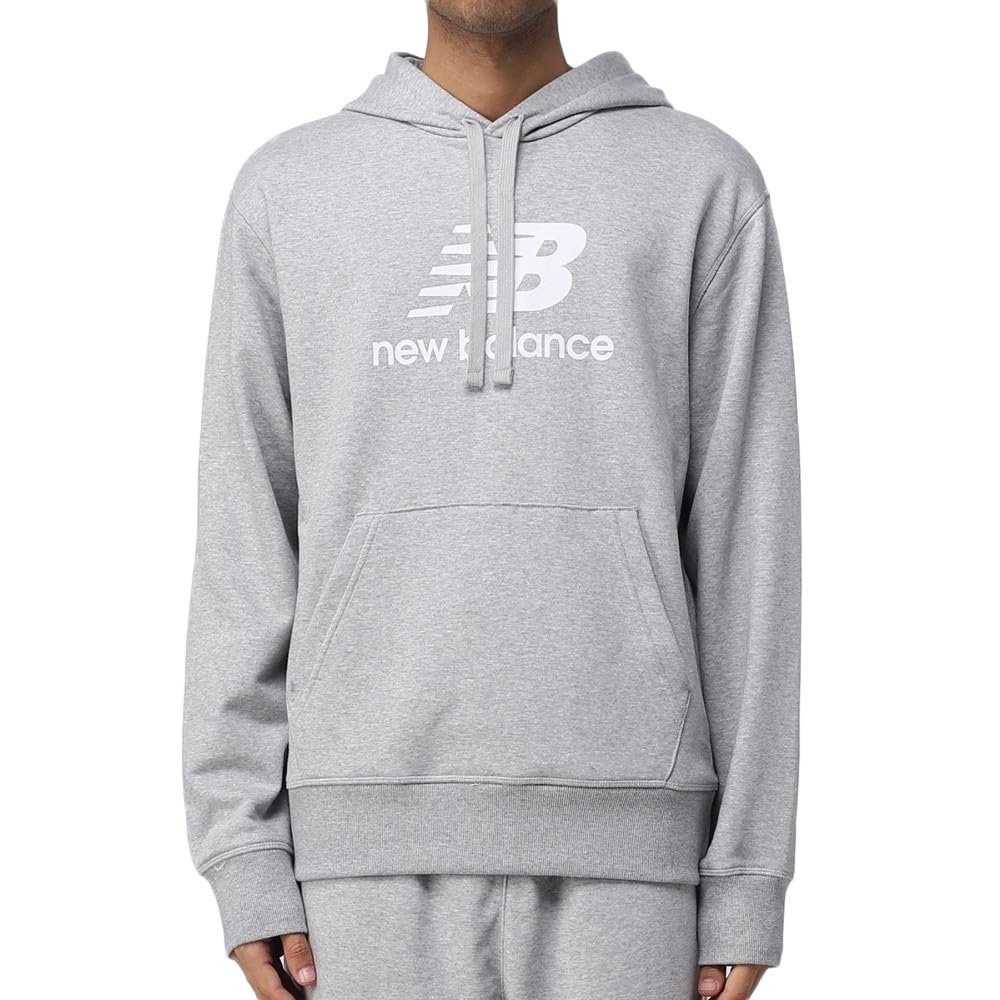 new balance Men's Essentials Stacked Logo French Terry Hoodie-picture-33