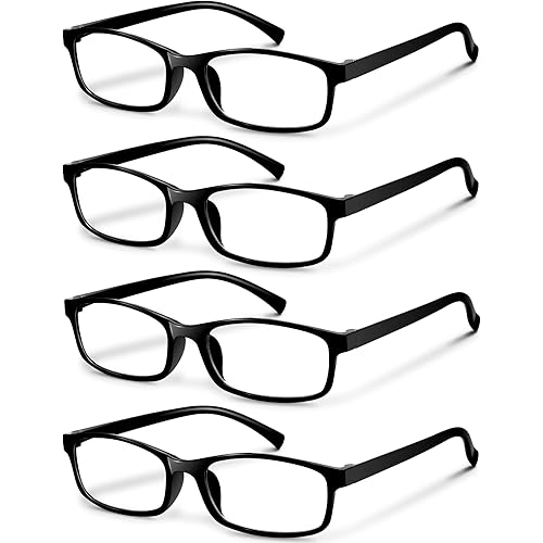 Gaoye Multi Pack Reading Glasses - Blue Light Blocking Lenses, TR90 Frames, UV400 - Eyeglasses with Clear Vision