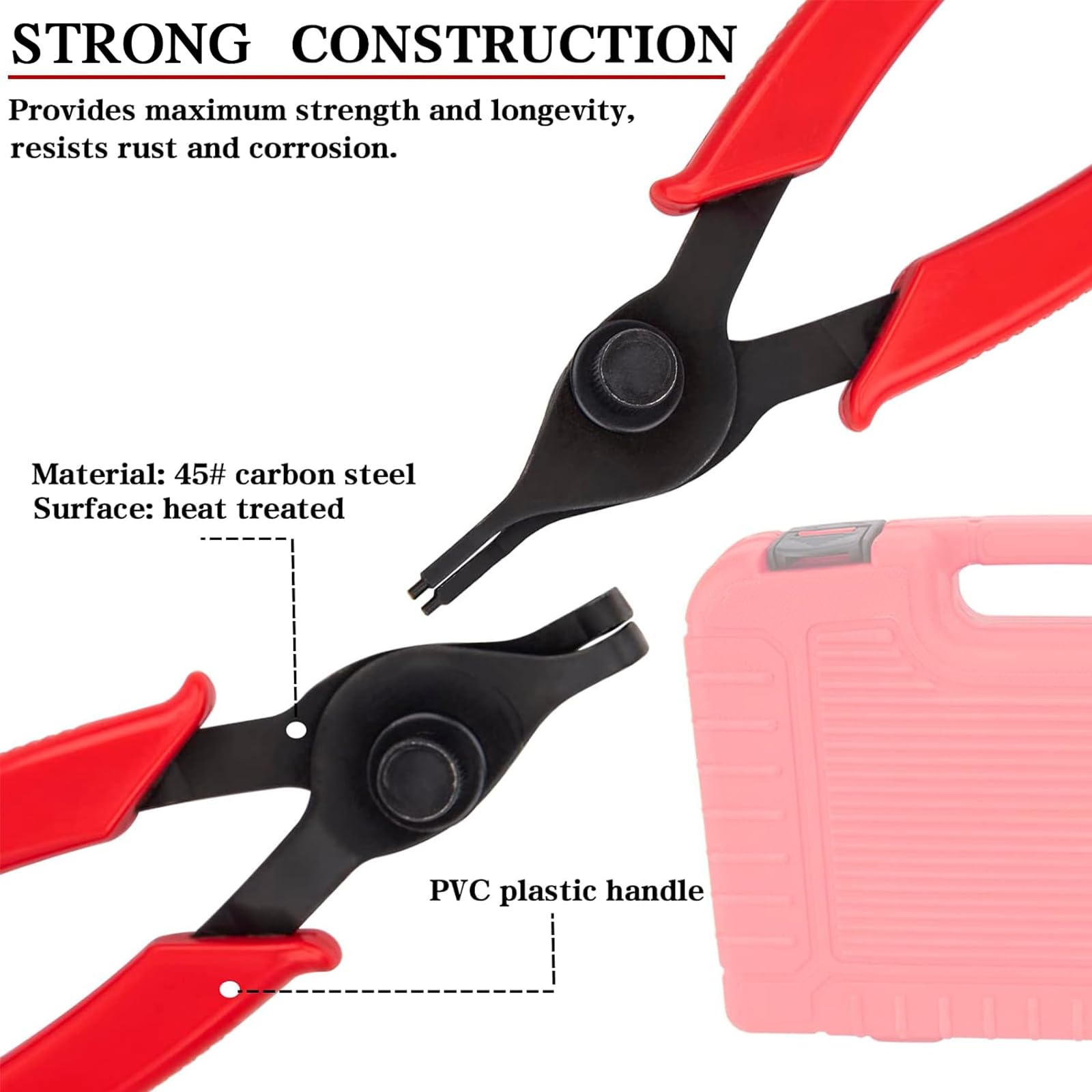 Snap Ring Pliers Set - 11 Pcs Internal & External -5 Snap Ring Pliers Set - 11 Pcs Internal & External -5