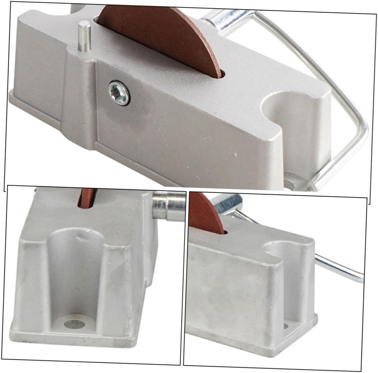 Manual Piston Ring Filer Tool Hand Crank Gap Filer Kit for Aluminum Alloy Pistons