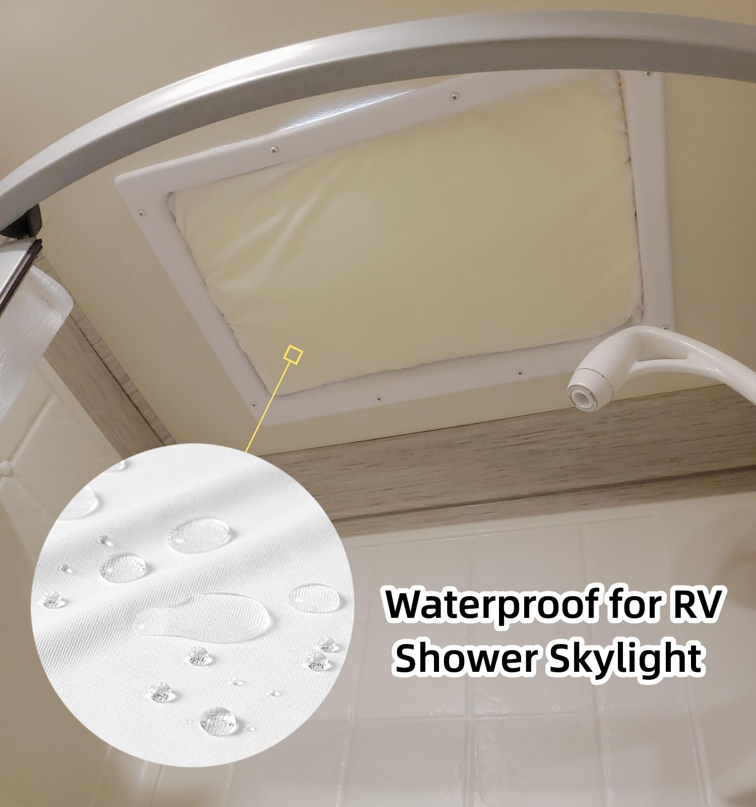 Rv Shower Skylight Cover XMK RV Skylight Replacement Inner Dome, 14" X