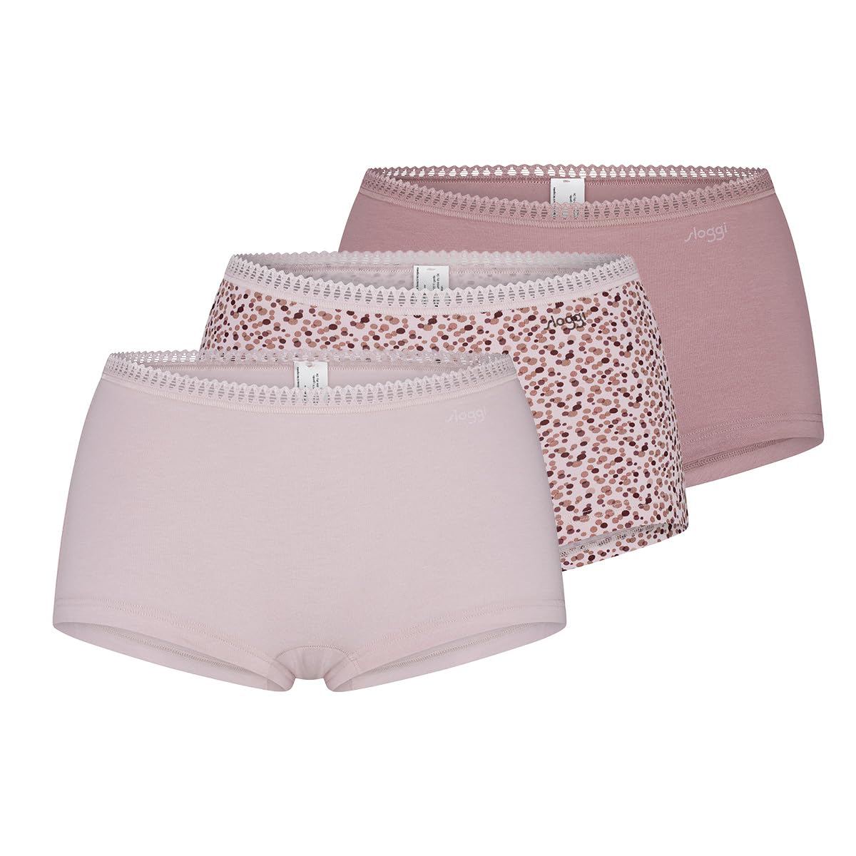 Sloggi Women's Multiple Colours 1 Go Crush Short C3p Underwear, Medium
