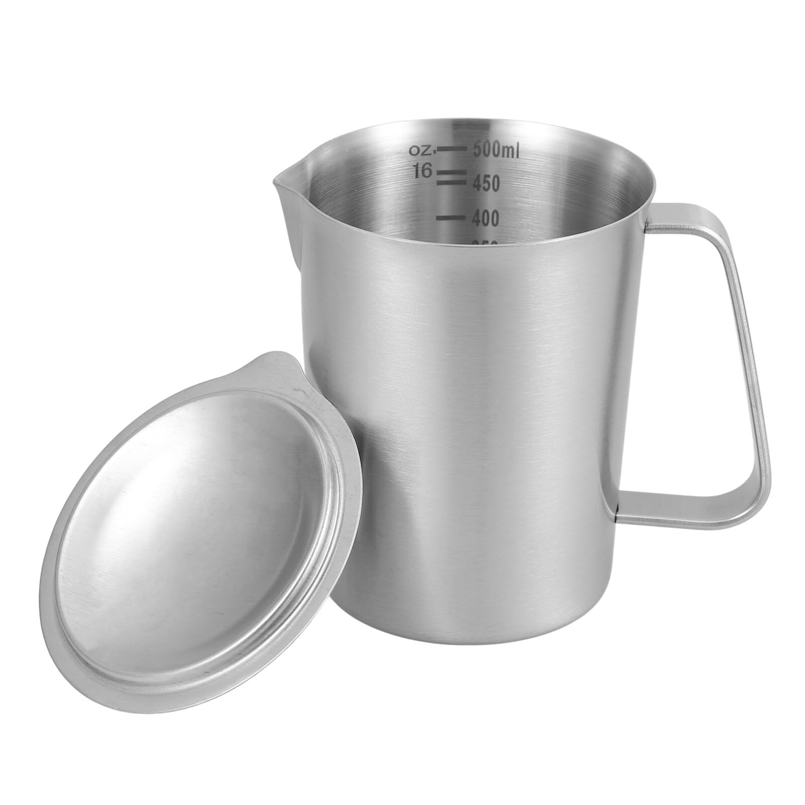 SOLUSTRE Stainless Steel Measuring Cup with Lid