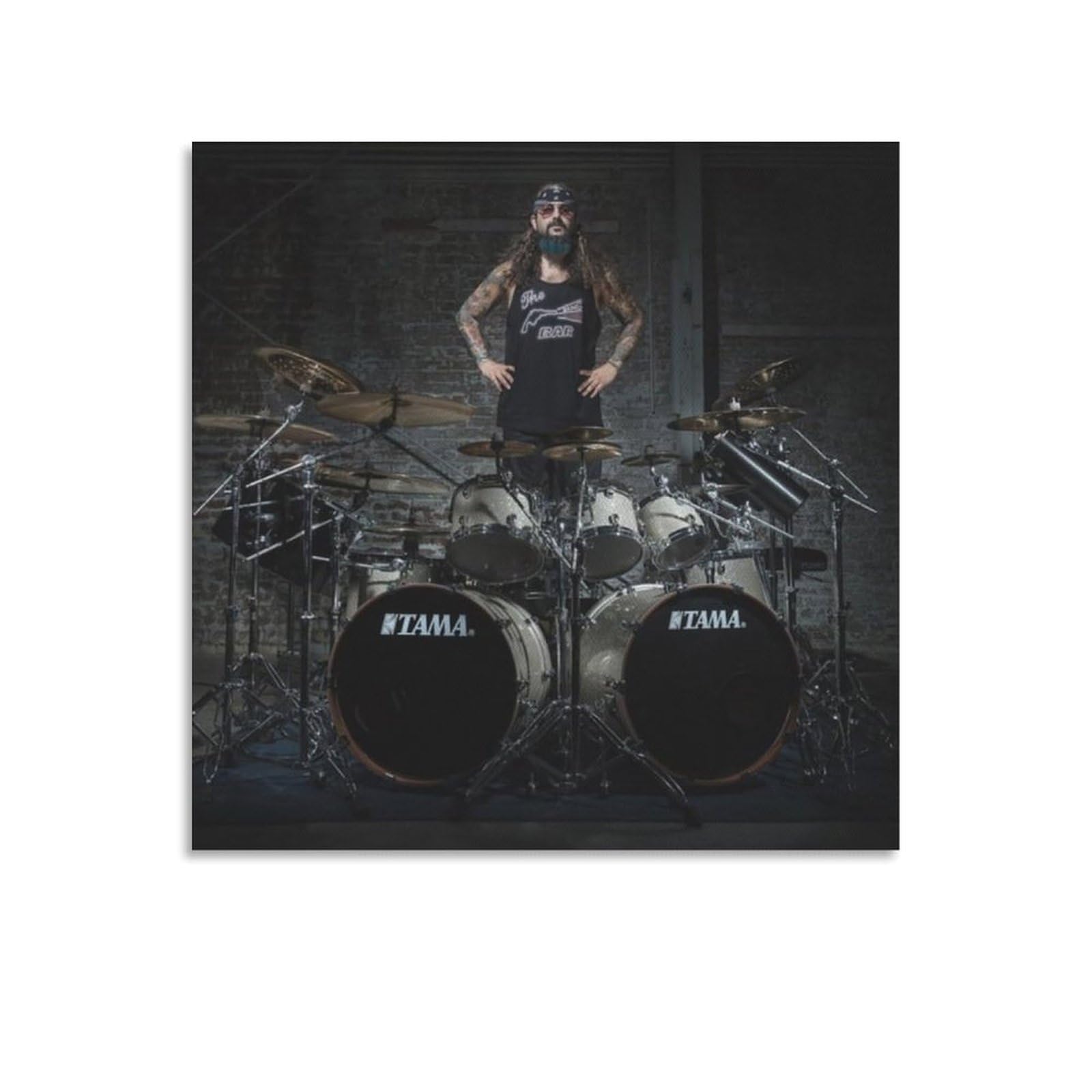 FCOIN Mike Portnoy Canvas Poster Poster Painting Canvas Wall Art Living Room Posters Painting 24x24inch(60x60cm)