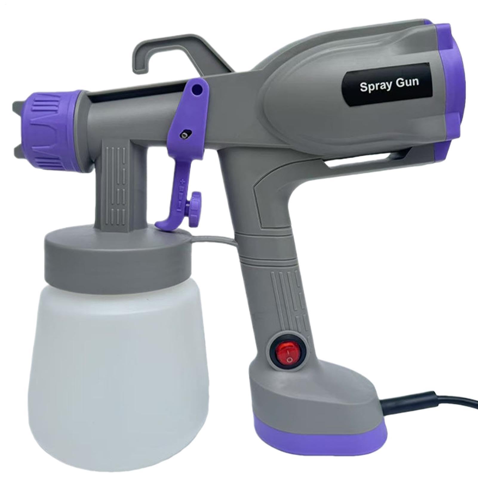 Spruzzatore di Vernice Macchina Applicatrice Elettrica Con 5 Ugelli | Strumento Elettrico Per Verniciatura A Spruzzo per Recinzioni, Capanni, Pareti, Soffitti, Mobili, Armadi, Giardino e