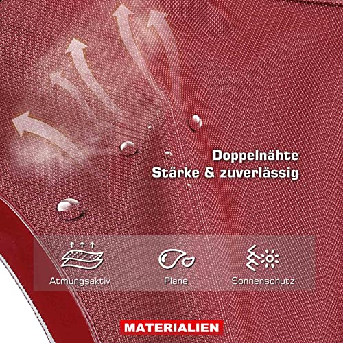 Frankberg Cabrioverdeck Softtop Verdeckbezug Rot Kompatibel mit Z3 E36 3.2L Diesel 2000-2001 Replace# BM.W33260-11