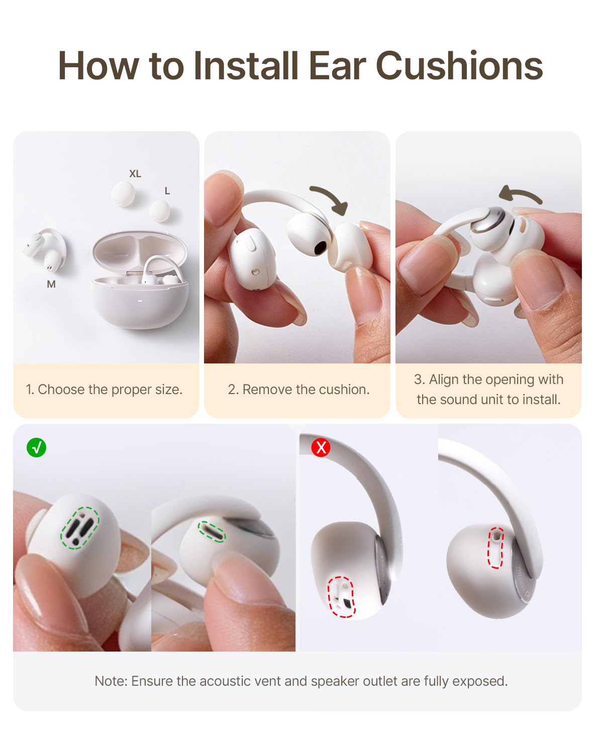 Baseus Bowie Series Open Ear Clip On Earbuds, CloudComfort 2.0 Wrap-Around Comfort, 5.1g Leggero, LDAC Hi-Res Audio, 55H Playtime, 4-Mic AI Clear Call, IP67 Impermeabile per Palestra & Allenamenti
