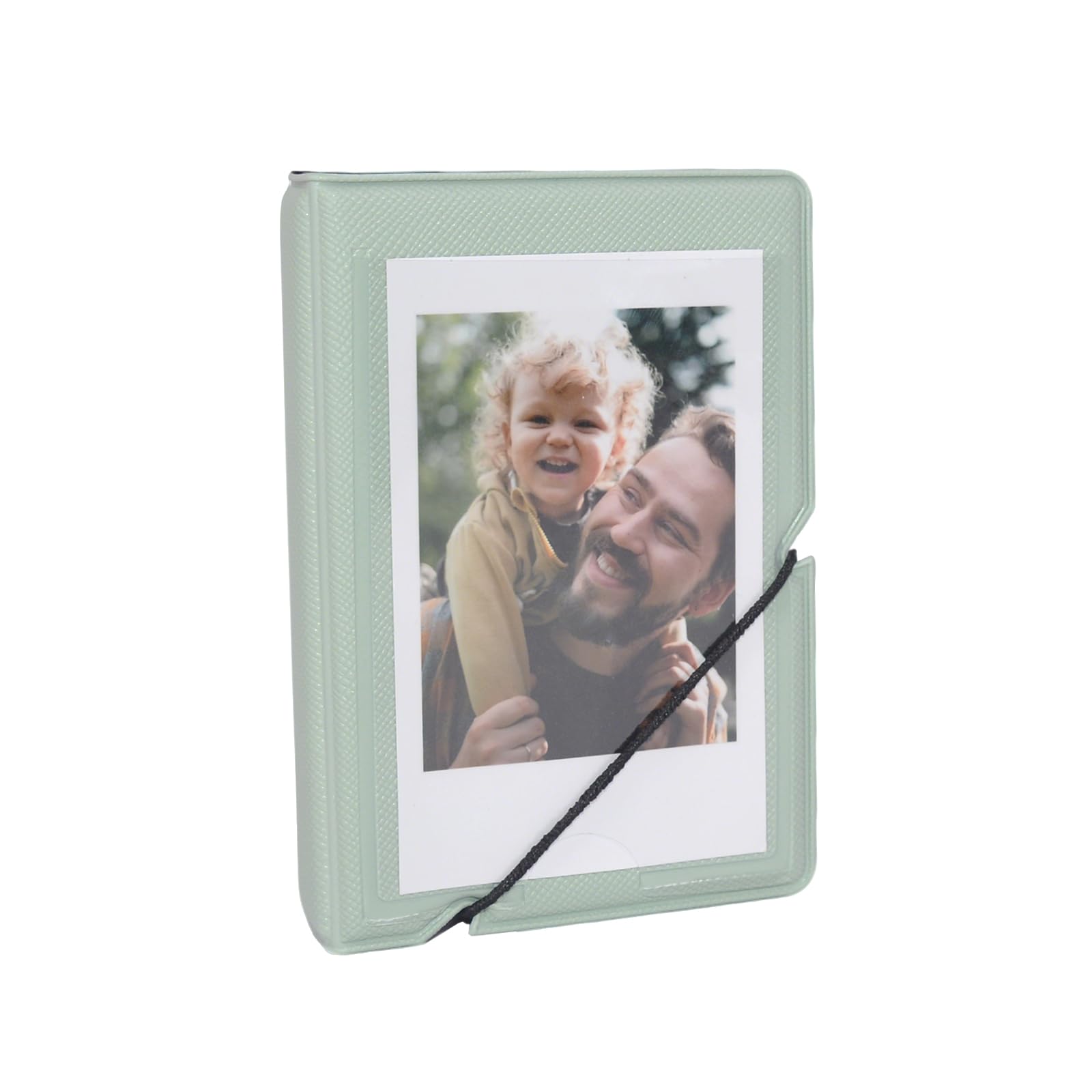 Mini Photo Album with 28 Pocket for Fujifilm Instax Mini 12 11 99 90 40 9 8 7 EVO LiPlay 2x3 Inch Pictures Films,Kpop Photocard Holder Albums for 54x86mm Pictures (Green)
